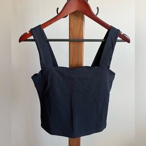 Abercrombie & Fitch Soft A&F Blank Square Neck Tank Top